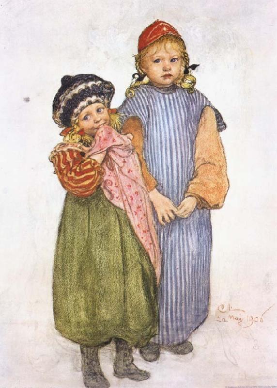 Carl Larsson Carpenter Hellberg-s Children oil painting picture